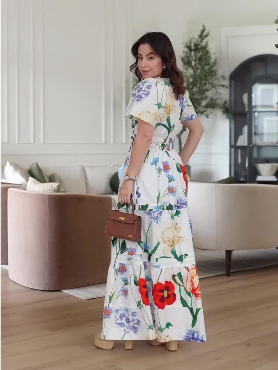 NWT Anthropologie Somerset Maxi Dress Floral Print - Picture 2 of 5